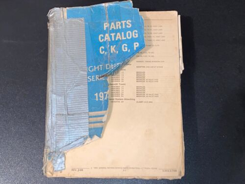OEM GM 1979-1984 C,K,G,P Light Truck Parts Catalog