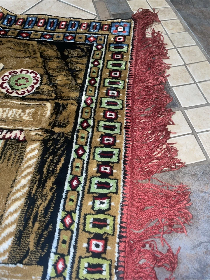 VINTAGE Tapestry of Dogs Playing Poker/Cards - Game Room Decor  72”x 48" - Image 4 of 4