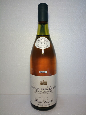 Chablis Premier Cru Henri Laroche Burgund Frankreich Jg. 1983