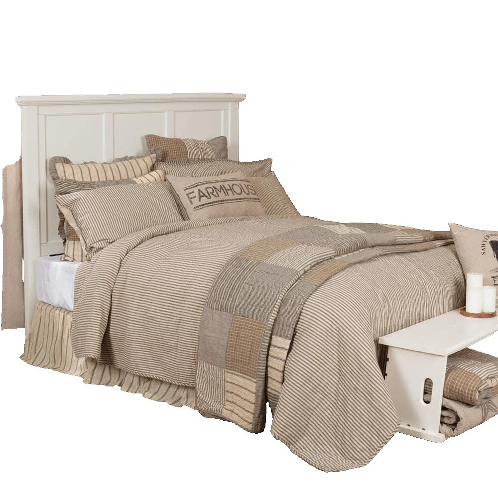 King VHC Negro Edredones, colchas y cobertores para cunas