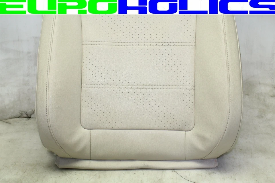 Volkswagen VW Passat 12-15 Right Front Passenger Upper Seat Cushion Beige Vinyl - Image 2 of 4