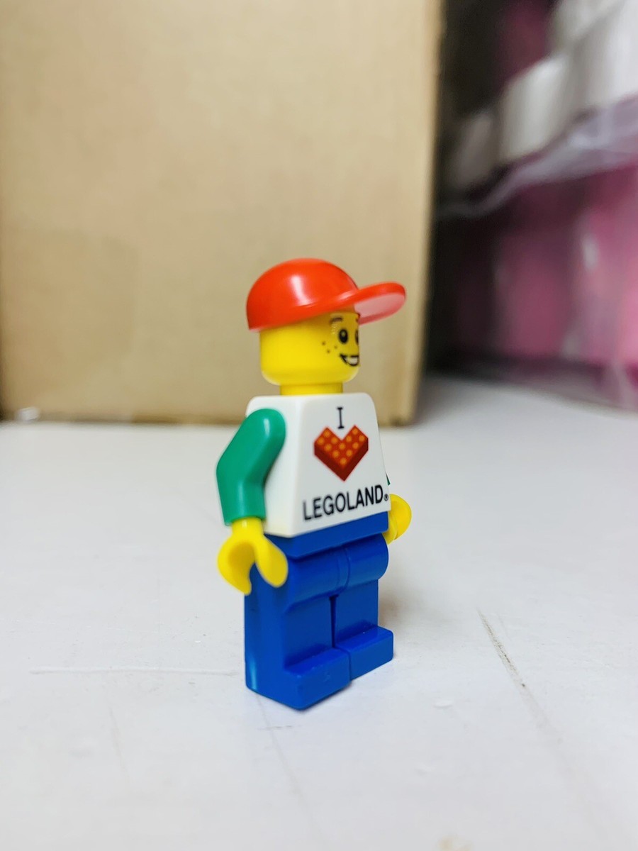 I love Legoland Minifigure Lego heart Lego land male boy fan