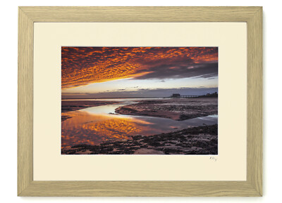 RNLI Barrow Rettungsbootstation, Roa Island. 7x5'', A4 oder A3 Foto montiert oder gerahmt