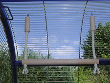 pipano breite Vogelschaukel 28 cm, Ø 20 mm für Vogelkäfig, Nymphensittich, VBS20