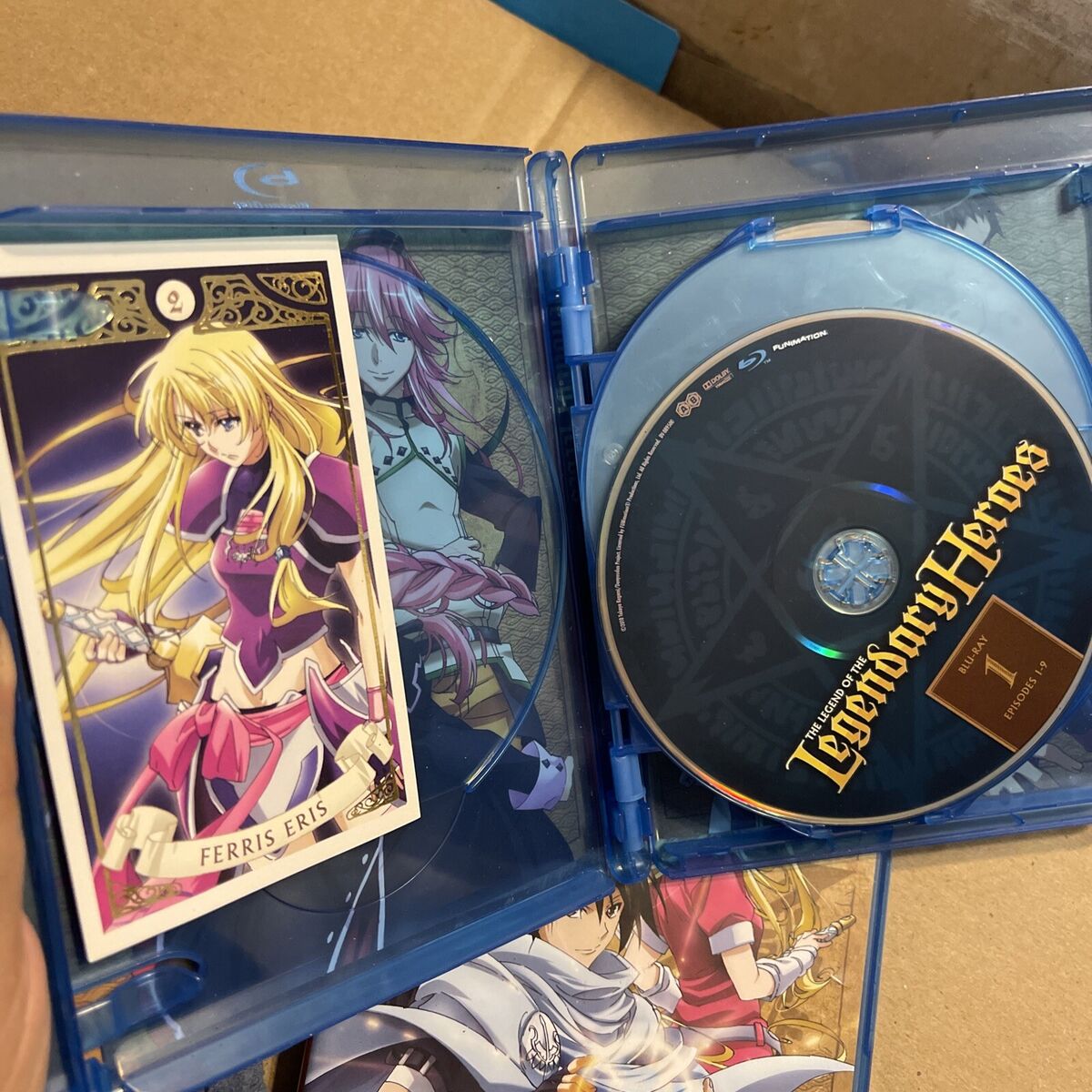 The Legend of the Legendary Heroes Season 1 Pt. 1 & 2 blu-ray