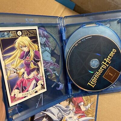 The Legend of the Legendary Heroes Season 1 Pt. 1 & 2 blu-ray