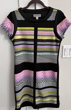 Shelby & Palmer 70s Style Multicolor Dress Women's Size 6