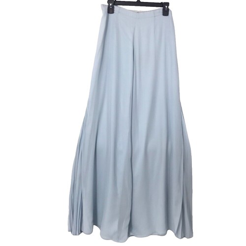 aubrey ruffle dress in light blue Aubrey Blue Maternity Tiered Dress - XS / 882LBU main image 1