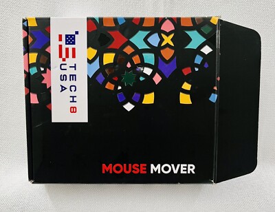 NIB Tech 8 Mouse Mover-White. Prevents user from entering ''Away''-undetectable