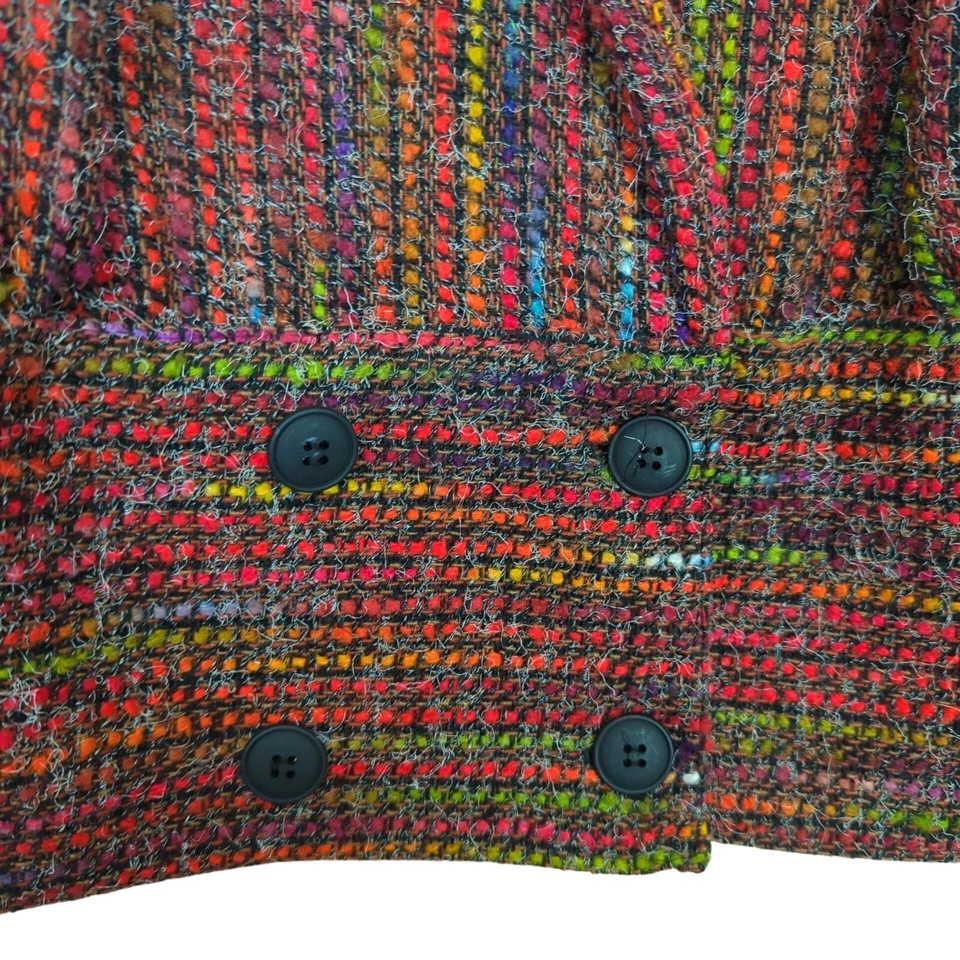 A.J. Blazer/Chaqueta MITCHELL Manga Larga Tweed Manga Larga Vintage Talla 8 Foto 4 de 4