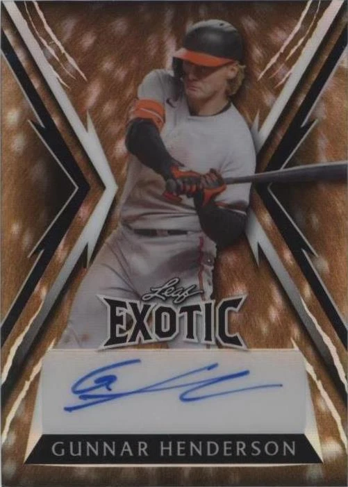 2023 Leaf Exotic - Gunnar Henderson #BA-GH1 for sale | eBay