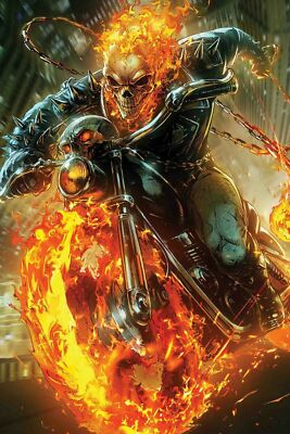 Ghost Rider Hell Cycle Poster (20x30) inches
