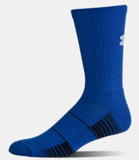 Under Armour Team Crew Socks, Youth shoe size 1-4 , Athletic Socks, U4561, NEW