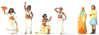 Preiser 24769 Orientalische TäNzerinnen Zuschauer 6 Figuren H0 1:87 Neu + Ovp