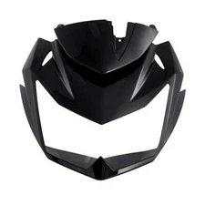 Black Upper Front Fairing Headlight Cowl Nose Fit For Kawasaki Z750 2007-2012