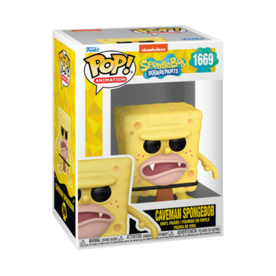 Caveman Funko Pop Spongebob Squarepants 1669 W/ Protector
