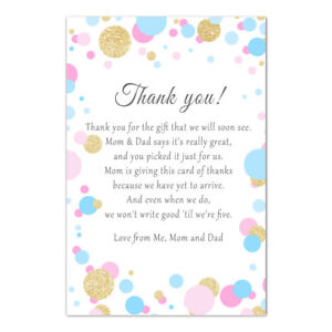 thank you letter after baby shower