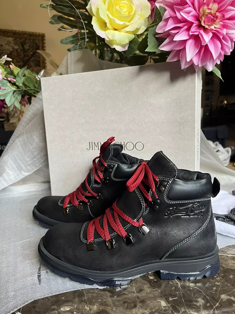 Jimmy Choo Men's Barra Distressed Suede Hiking Boots SZ 45 | eBay