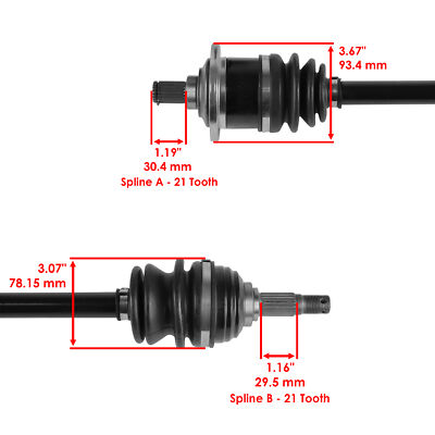 CV Joint Axle Shaft For Arctic Cat 400 2x4 4X4 1998 - 2001 Front Left