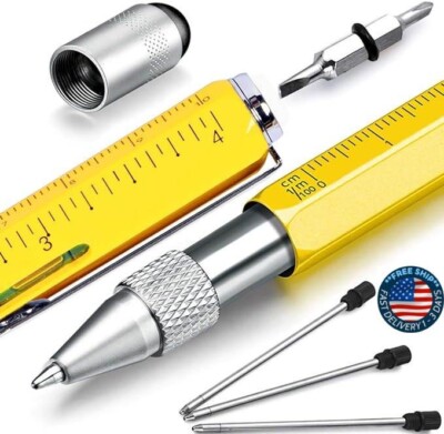 Bolígrafo multiherramienta, regalo único del día del padre para papá, hombres.