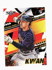2022 Topps Fire Steven Kwan 126 Rookie Rc Card Guardians Cleveland Mlb