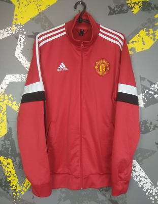 Manchester United Jacket Size LARGE Soccer Adidas GR3887 ig93 | eBay