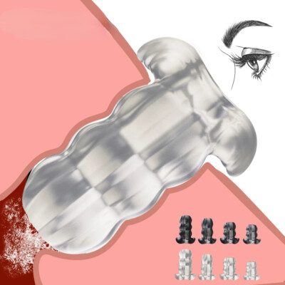 Silicone Anal Stretcher Tunnel Hollow Butt Plug Wide Vagina Spreader Sex Toy  NEW