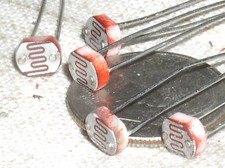 5 CDS LDR CADMIUM SULFIDE PHOTOCELL LIGHT SENSOR PHOTO CELL RESISTOR 20K-1M USA