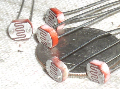 5 CDS LDR CADMIUM SULFIDE PHOTOCELL LIGHT SENSOR PHOTO CELL RESISTOR 20K-1M USA