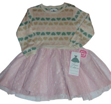  NWT Girls RARE EDITIONS Heart Tutu Dress Size 5 Super Cute 64  FS: 