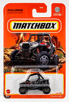 2024 Matchbox #80 Polaris RZR® (XP-1000) BLACK | RED | FSC | eBay