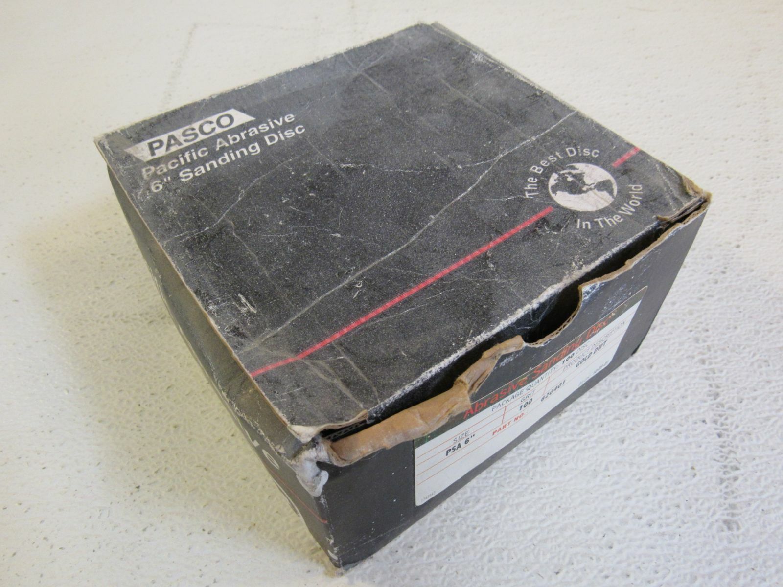 Abrasive Sanding Disk Gold DWT 100 Grit PSA 6in 52 Count 620401