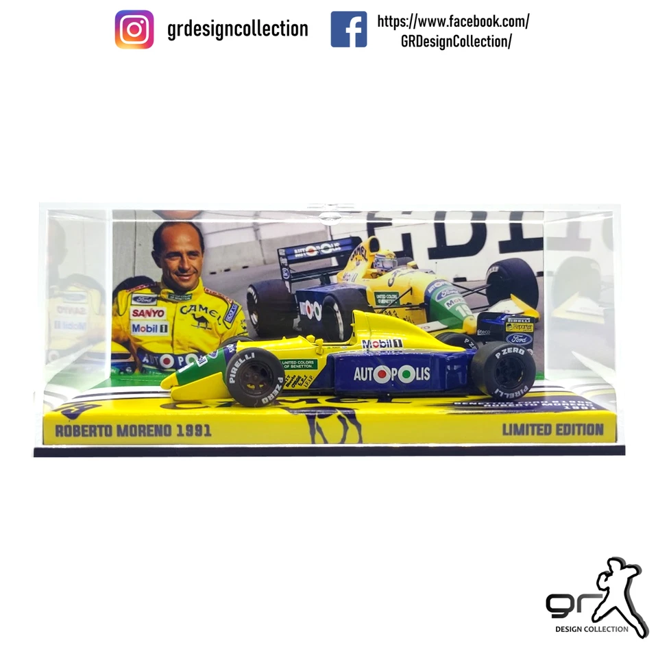 Roberto Moreno - Benetton B190B - F1 GP 1991 / Altaya - IXO / 1:43 - Immagine 2 di 4