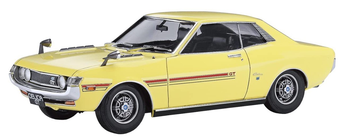 TPI-ME-MOD　1　1/43　Toyota Celica 1600 GT Hasegawa 1/24 model kit Toyota Celica 1600GT Genuine Wheel 10714