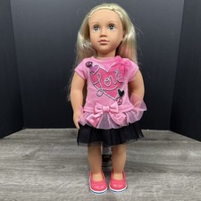 OG Our generation Doll Blonde Hair Blue Eyes 18  