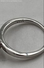 925 Sterling Silver Ring Size 4.75 w/Glass 2.90g — photo 4