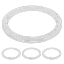 4pcs Resin Round Purse Handles: 11.5cm/4.5" O Ring Grips - Circle Purse