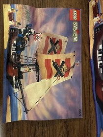 RARE 1992 LEGO System #6271 Imperial Flagship - 97% Complete With Box & Manual