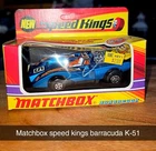 New ListingVtg 1974 Matchbox Speed Kings K-51 Barracuda England Lesney Racecar #5 STP Oil