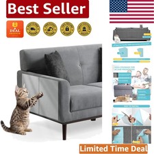 Double-Sided Cat Scratch Deterrent Tape - 10 Pcs of Clear Furniture Protectors