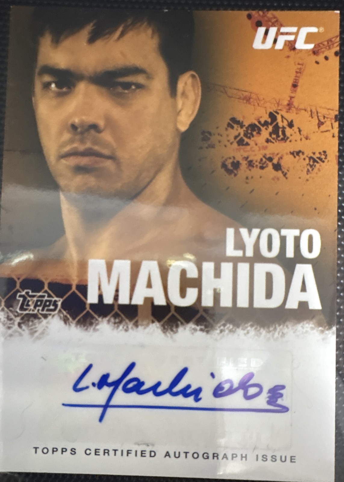 2010 Topps UFC Series 4 - Fighter Autographs Lyoto Machida #FA-LM (AU)