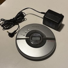Sony Walkman CD Player, D EJ106 CK, Tested Works, Original Power Cord