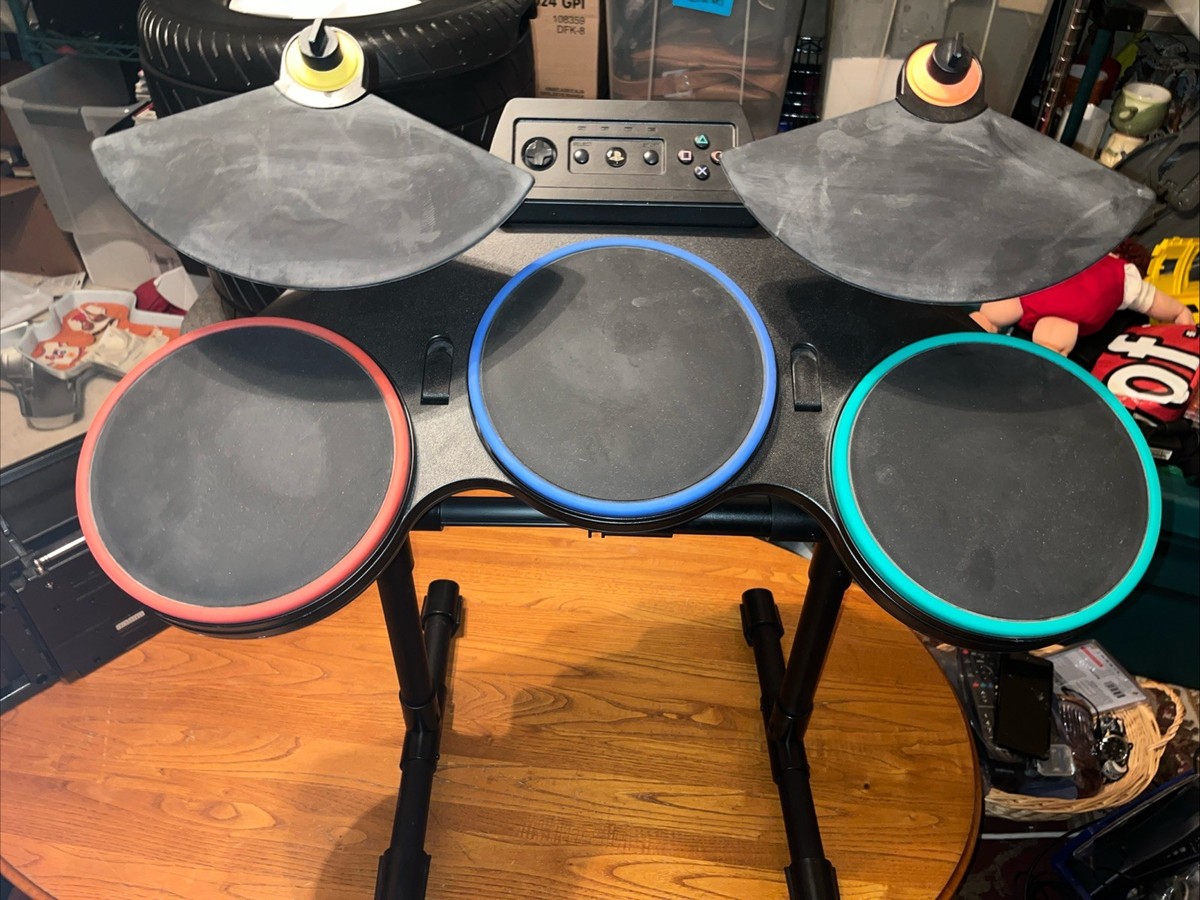 Guitar Hero World Tour Drum Set For PlayStation 3 Ps3 For Parts Or
