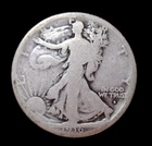 1916 S Walking Liberty Half Dollar 50 Cents  Better Date