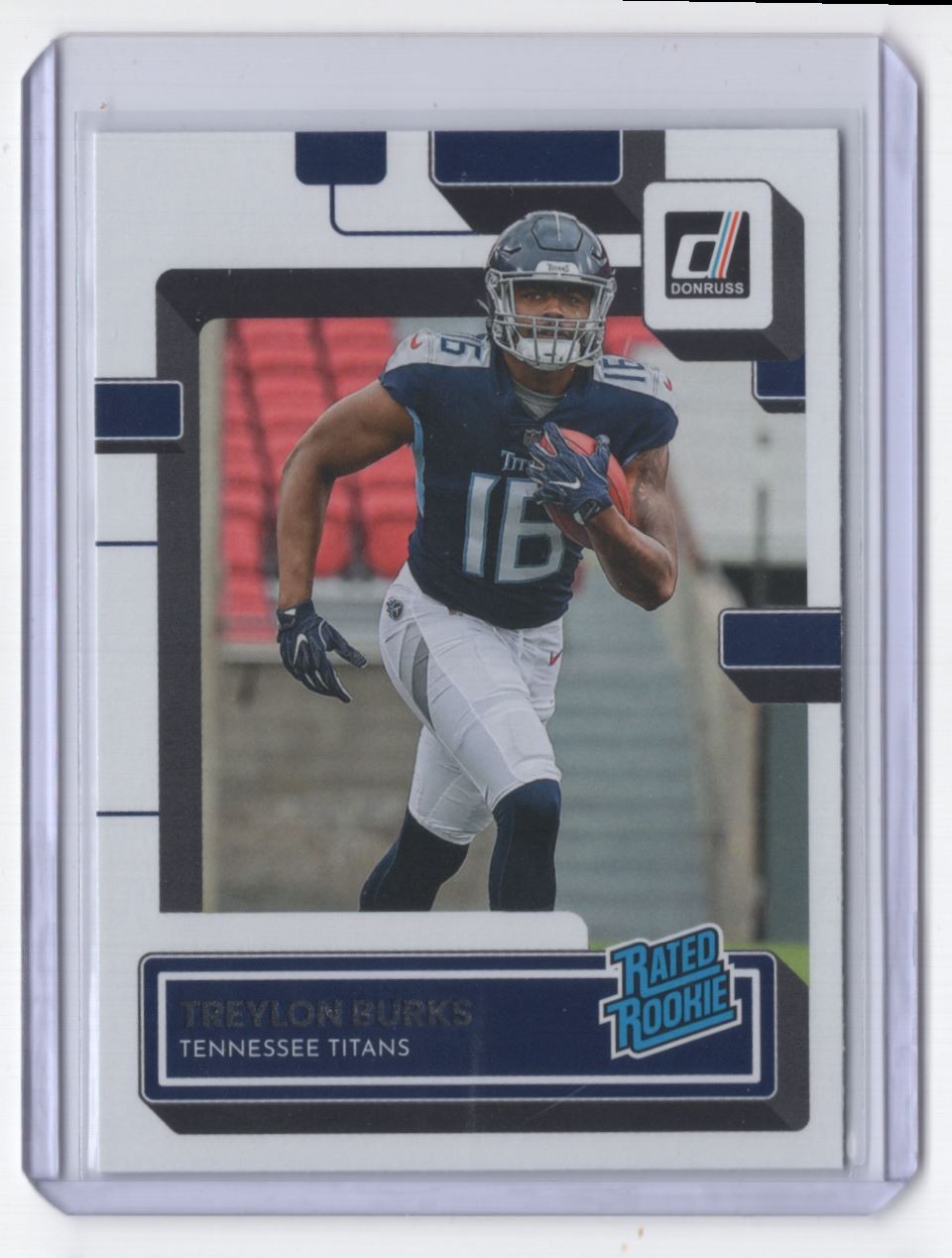 2022 Donruss Rated Rookie Treylon Burks Rookie Tennessee Titans #312