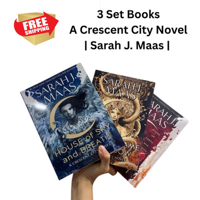 Crescent City Series by Sarah J. Maas–Complete Set (3 Books) Brand