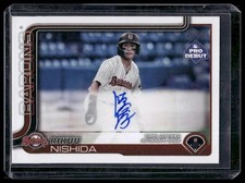 2025 Topps Pro Debut #PD-86 Rikuu Nishida Base Autographs