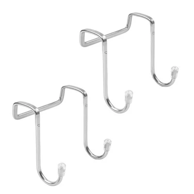 KAPOUA Heavy Duty 2 - in - 1 Over The Door Hooks 2 Pack - Organizer for Towels, Clothes