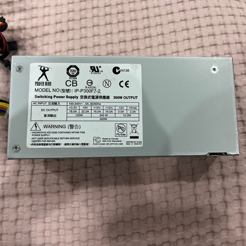 PC Netzteil 80+ Power Man IP-S300FF7-2 300 W ATX 24 Pin SFF MSI Power Supply TFX