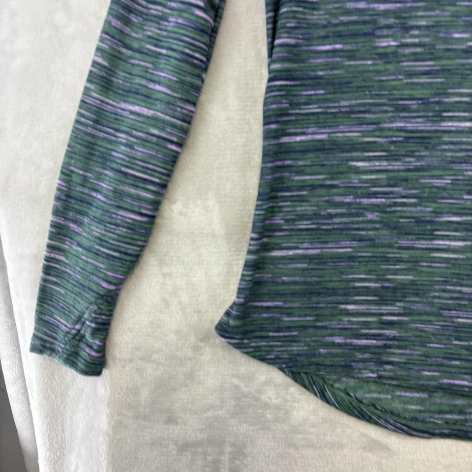 Cuddl Duds ClimateRight 2 Pc Base Layer Set Womens Small Green Thermal Fleece - Image 4 of 4